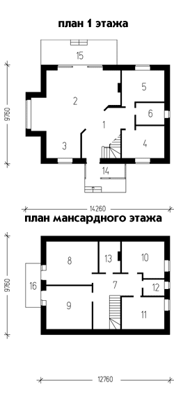 План дома