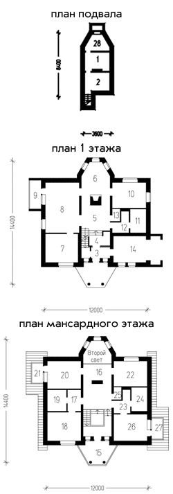 План дома "Комфорт"